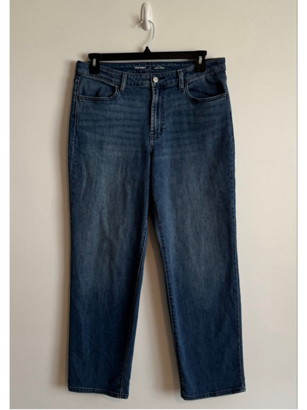 Women's Old Navy High-Rise Wow Loose Jeans Size 14 Blue